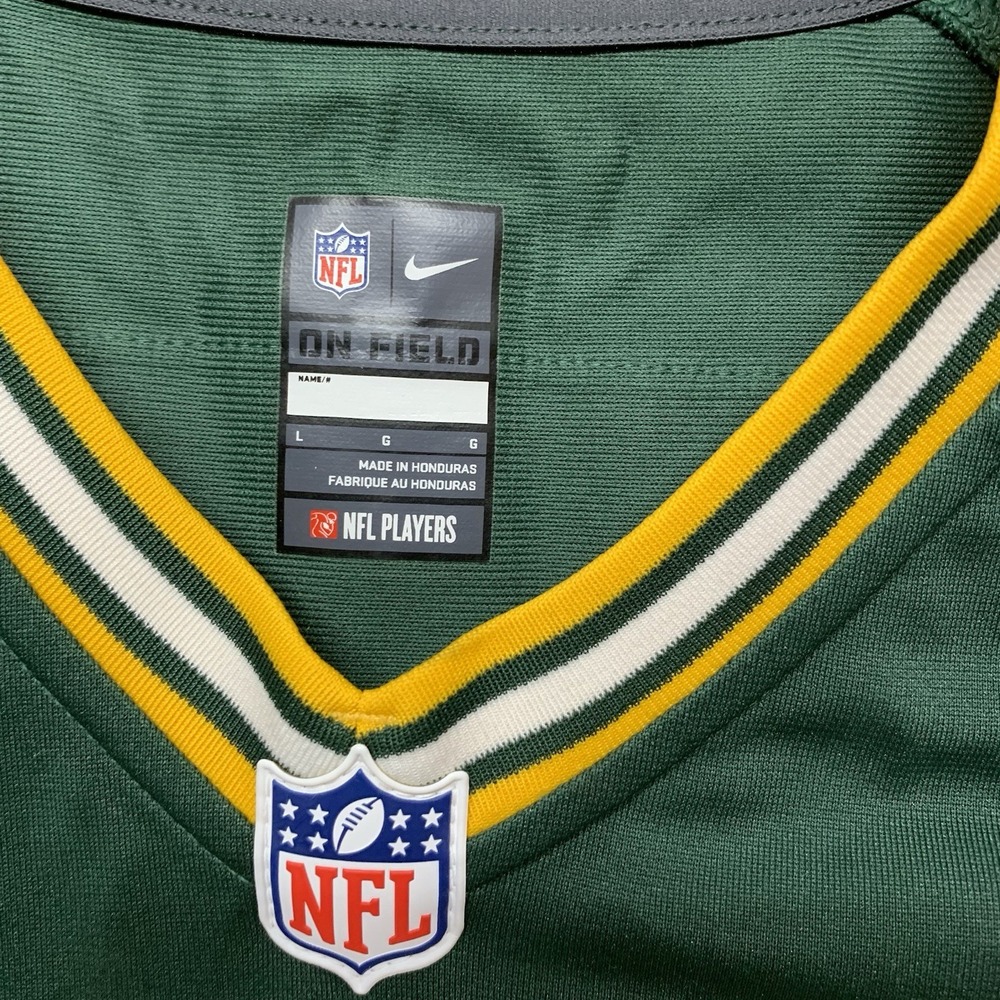 Green Bay Packers Eddie Lacy‎ Women's Sz L  Nike NFL Football Jersey #27 Team - Picture 7 of 9